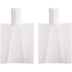 MODOU Folding Plastic Cutting Board - Kitchen Prep Mat For Cutting Board - Beige