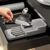 Livingandhome 9 Slot Compact Kitchen Knife In Drawer Organiser