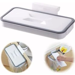OSQI Trash Bag Holder With Fixing Clip For Drawer/Door/Furniture, Ideal For RV, Travel, Home, Kitchen, Waste Sorting
