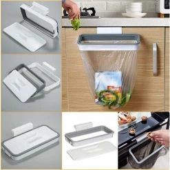 OSQI Trash Bag Holder With Fixing Clip For Drawer/Door/Furniture, Ideal For RV, Travel, Home, Kitchen, Waste Sorting -Vonshef shop 91679466 3
