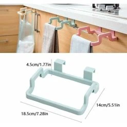 OSQI Piece Cabinet Door Garbage Bag Holder,Hanging Rack Kitchen Trash Bin Holder Trash Bag Storage Shelf Trash Bag Holder Rack,for Hanging Trash Can -Vonshef shop 91679612 3