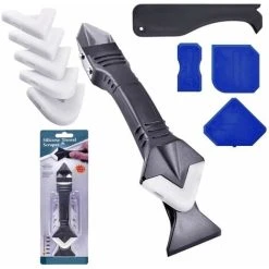 NICEONE In 1 Caulking Tool Silicone Scraper-Silicone Caulking Tool-Silicone Cleaning Tool-Silicone Grout Remover Tool Set