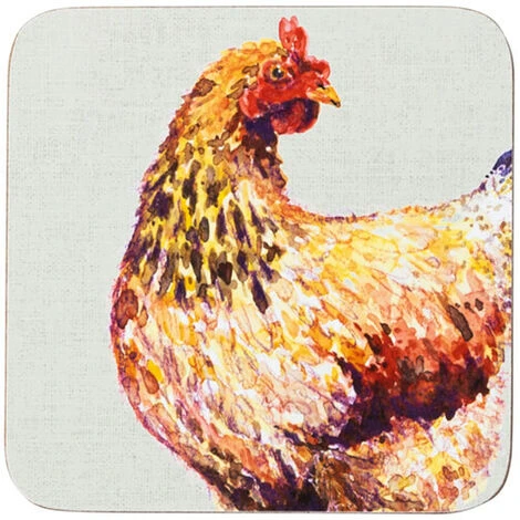 DMD Foxwood Home Country Life Set Set Of 4 Coasters 5 DMD Foxwood Home Country Life Set Set Of 4 Coasters - Image 5