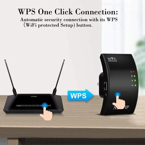 BOED 300Mbps WiFi Repeaters WiFi Range Extenders,Wireless Repeater Range Extender(Ethernet Port Wireless Repeater/Router/AP Mode, Plug And Play,WPS) 2 BOED 300Mbps WiFi Repeaters WiFi Range Extenders,Wireless Repeater Range Extender(Ethernet Port Wireless Repeater/Router/AP Mode, Plug And Play,WPS) - Image 2