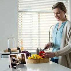 FUHUIDATRADING Multi-function Lid And Spoon Holder, Spoon And Ladle Holder, Kitchen Utensil Holder, Cutting Board Holder, Spoon Rest, Black -Vonshef shop 92864171 3