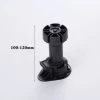 JOORRT Height Adjustable Plastic Cabinet Foot Kitchen Cabinet Furniture Sofa Foot Plastic Cabinet Leg Thickened Black