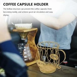 XINUY Coffee Capsule Storage Basket, Kitchen Countertop Storage Rack For, Dolce-Gusto -Vonshef shop 93521185 2