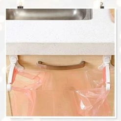 XINUY Kitchen Trash Bag Holder - Foldable Trash Bag Storage Rack Wall Hanging Trash Can For Kitchen, Living Room, 3 Pairs Of 6pcs -Vonshef shop 93526078 5