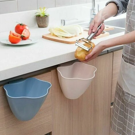 TUMALAGIA Wall Mounted Kitchen Trash Can Household Large Uncovered Plastic Storage Bin Bin Bin Trash Can Bedroom 2 TUMALAGIA Wall Mounted Kitchen Trash Can Household Large Uncovered Plastic Storage Bin Bin Bin Trash Can Bedroom - Image 2