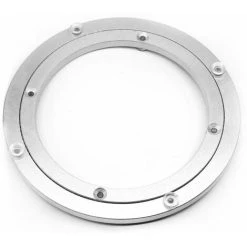 NICEONE Aluminum Alloy Turntable Bearing, Heavy Duty Swivel Turntable Rotating Bearing Turntable Round Dining Table Smooth Swivel Plate Hardware, 8