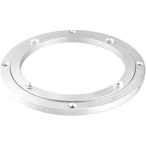 NICEONE Aluminum Alloy Turntable Bearing, Heavy Duty Swivel Turntable Rotating Bearing Turntable Round Dining Table Smooth Swivel Plate Hardware, 8 2 NICEONE Aluminum Alloy Turntable Bearing, Heavy Duty Swivel Turntable Rotating Bearing Turntable Round Dining Table Smooth Swivel Plate Hardware, 8 - Image 2