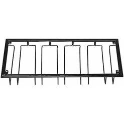 NICEONE Hanging Glass Rack - Wine Glass Rack With 5 Rails For 10-15 Glasses, 50 X 22.5 X 5.5 Cm