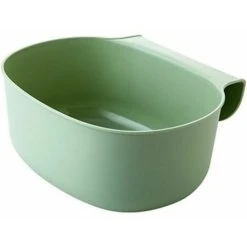 TUMALAGIA Kitchen Cabinet Hanging Garbage Trash Can Trash Food Barrel (Plastic, Green, Size)