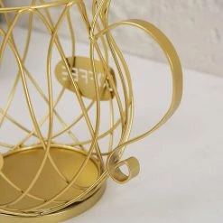 TUMALAGIA 1pc Coffee Capsule Holder Large Capacity Storage Fruit Snack Coffee Capsule Holder,Golden,1215.5cm -Vonshef shop 94629545 4