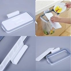 HEGUYEY Hanging Garbage Basket Garbage Rack On The Cabinet Door Hanging Cupboard Trash Can Hanging Cupboard Bin Suitable For Kitchen Office Bathroom Trash Can 2 Pieces -Vonshef shop 95353864 5