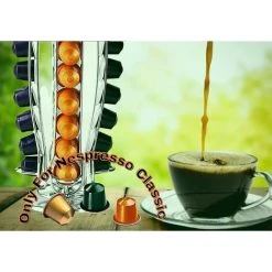 Soleil Coffee Capsule Holder Compatible With Nespresso (40 X Capsules) - Holders For Nespresso Classic Coffee Capsules - Rotating Holder -Vonshef shop 95523700 5