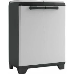 Recycling Cabinet Split Premium Grey And Black 92 Cm Keter