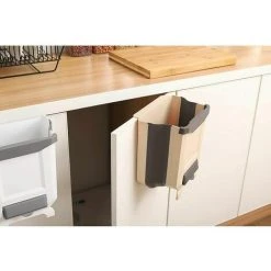 GTA 23X13X26cm Gallon Collapsible Kitchen Under Sink Trash Can, 10L Plastic Small Foldable Trash Can For Cabinet, Car, Bedroom, Bathroom, Kitchen -Vonshef shop 95716082 4