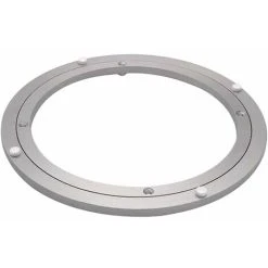 GTA Round Turntable, Smooth Aluminum Round Turntable, Ball Bearing Turntable, Dining Table Turntable (4.7 Inch, Silver)