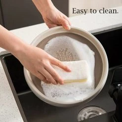 Soleil Revolving Tray, For Spices Condiments Kitchen Storage, 2 Sizes Round Tray (25cm & 30cm), Revolving Plastic Base For Cupboard, For Living Room / Dining Room -Vonshef shop 95877960 4