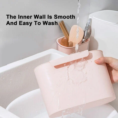 TUMALAGIA Kitchen Wall-Mounted Trash Can Home Bathroom Living Room Cabinet Without Cover Office Small Trash Can 2 TUMALAGIA Kitchen Wall-Mounted Trash Can Home Bathroom Living Room Cabinet Without Cover Office Small Trash Can - Image 2