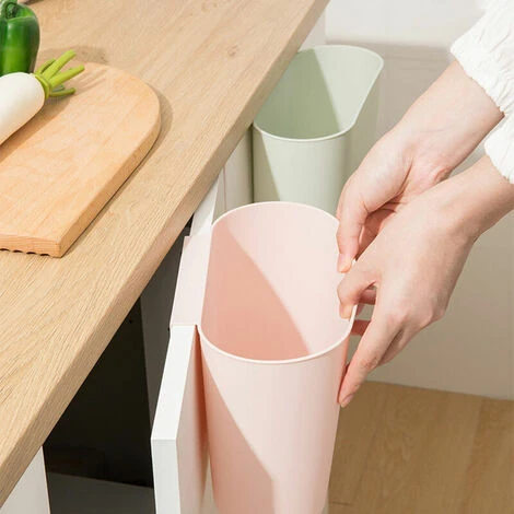 TUMALAGIA Kitchen Wall-Mounted Trash Can Home Bathroom Living Room Cabinet Without Cover Office Small Trash Can 5 TUMALAGIA Kitchen Wall-Mounted Trash Can Home Bathroom Living Room Cabinet Without Cover Office Small Trash Can - Image 5