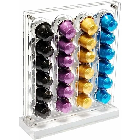 XINUY Coffee Capsule Holder Rack, Double Sided Coffee Pod Organizer Storage Holder, For Home And Office 1 XINUY Coffee Capsule Holder Rack, Double Sided Coffee Pod Organizer Storage Holder, For Home And Office