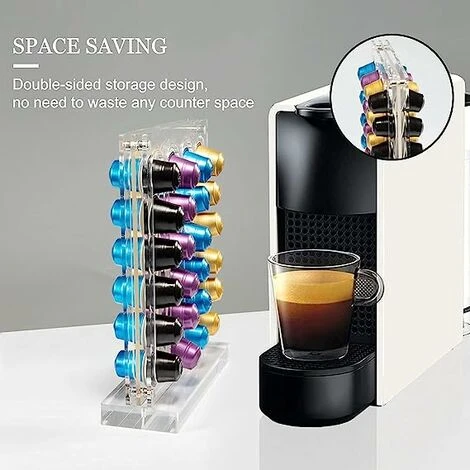 XINUY Coffee Capsule Holder Rack, Double Sided Coffee Pod Organizer Storage Holder, For Home And Office 3 XINUY Coffee Capsule Holder Rack, Double Sided Coffee Pod Organizer Storage Holder, For Home And Office - Image 3