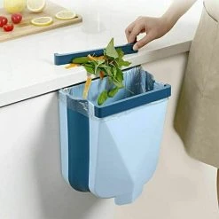 GTA Kitchen Trash Can, Foldable Kitchen Trash Can, Hanging Cabinet Door Innovative Small Foldable Trash Can For Kitchen, Living Room, Bathroom, RV (White) 8 GTA Kitchen Trash Can, Foldable Kitchen Trash Can, Hanging Cabinet Door Innovative Small Foldable Trash Can For Kitchen, Living Room, Bathroom, RV (White) -Vonshef shop 96225047 4