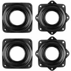 Soleil 4pcs Square Bearing Turntable (Black)