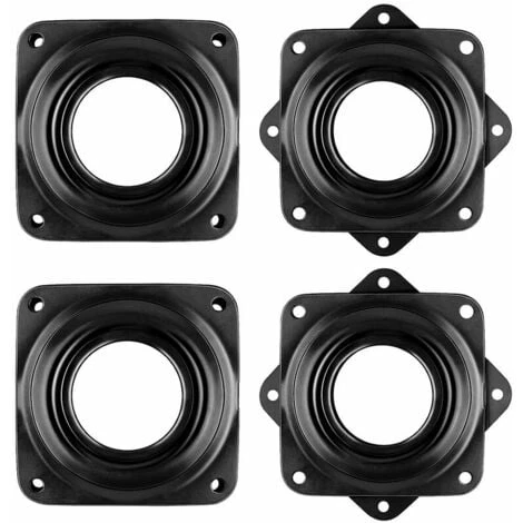 Soleil 4pcs Square Bearing Turntable (Black) 1 Soleil 4pcs Square Bearing Turntable (Black)
