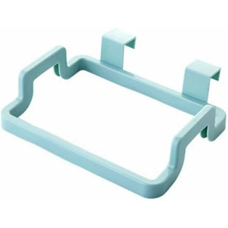 LITZEE Trash Can Accessory Portable Hanging Trash Bag Holder On The Back Of The Kitchen Door - Green 1 LITZEE Trash Can Accessory Portable Hanging Trash Bag Holder On The Back Of The Kitchen Door - Green