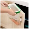TUMALAGIA Upgraded Hanging Kitchen Door Back Cabinet Garbage Bag Holder With Anti-Fall Buckle Garbage Bag Storage Rack -