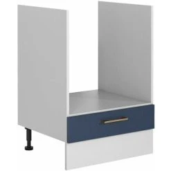 IMPACT FURNITURE 600 Kitchen Oven Housing Unit Cabinet 60cm Cupboard Grey / Navy Blue Copper Nora