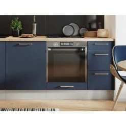 IMPACT FURNITURE 600 Kitchen Oven Housing Unit Cabinet 60cm Cupboard Grey / Navy Blue Copper Nora 7 IMPACT FURNITURE 600 Kitchen Oven Housing Unit Cabinet 60cm Cupboard Grey / Navy Blue Copper Nora -Vonshef shop 96688406 3