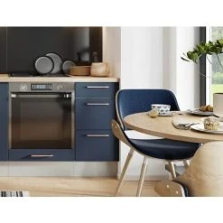 IMPACT FURNITURE 400 Kitchen Drawer Unit Base 40cm Navy Dark Blue Cabinet Copper Handle Nora 7 IMPACT FURNITURE 400 Kitchen Drawer Unit Base 40cm Navy Dark Blue Cabinet Copper Handle Nora -Vonshef shop 96688471 3