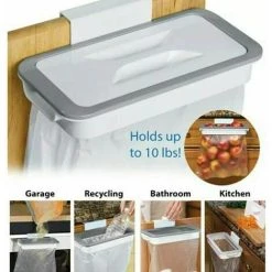 Soleil Closet Trash Can For The Kitchen, Portable Trash Bag Holder Under The Sink -Vonshef shop 97102917 3