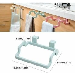 Soleil 4 Piece Cabinet Door Garbage Bag Holder,Hanging Rack Kitchen Trash Bin Holder Trash Bag Storage Shelf Trash Bag Holder Rack,for Hanging Trash Can -Vonshef shop 97102929 3