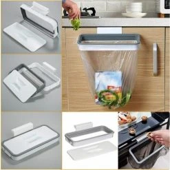 Soleil Trash Bag Holder With Fixing Clip For Drawer/Door/Furniture, Ideal For RV, Travel, Home, Kitchen, Waste Sorting -Vonshef shop 97104282 3