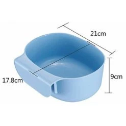 GTA Kitchen Plastic Cabinet Door Hanging Trash Bin Trash Can Cabinet Cupboard Hanging Trash Can Storage Box Organizer 1 Piece (Pink) -Vonshef shop 97685752 2