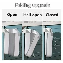 GTA Foldable Kitchen Trash Can Door Kitchen Wall Mounted Trash Can For Car Home Office,Only One -Vonshef shop 97685969 3