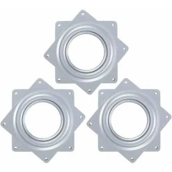 GTA Ball Bearing Turntable, 3 Piece Swivel Bearing 360 Degree Turntable For Small Dining Tables, Displays And Furniture (2.79 X 2.79 X 0.35 Inch)