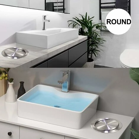 PENY Built-in Type Built-in Stainless Steel Trash Can Flap Lid Swing Balance Flap Lid Trash Can Lid Kitchen Home Garbage Use 5 PENY Built-in Type Built-in Stainless Steel Trash Can Flap Lid Swing Balance Flap Lid Trash Can Lid Kitchen Home Garbage Use - Image 5