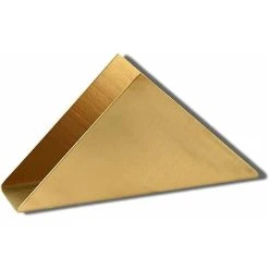 XINUY Napkin Holder Table Napkin Holder Table Napkin Dispenser Stainless Steel Triangular Stable Paper Towel Holder For Kitchen Counters Tables, Gold