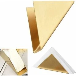 XINUY Napkin Holder Table Napkin Holder Table Napkin Dispenser Stainless Steel Triangular Stable Paper Towel Holder For Kitchen Counters Tables, Gold -Vonshef shop 98095823 4