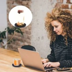 XINUY Silicone Coaster Set Of 6 With Holder, Deep Groove Absorbent Coasters To Protect Furniture From Damage Large 4 Inch Cup Mat (Gray) -Vonshef shop 98374983 3