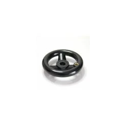 WENH 12 X 125mm Milling Machine Spoke Handwheel Black 7 WENH 12 X 125mm Milling Machine Spoke Handwheel Black -Vonshef shop 98422979 3