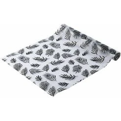 Kitchen Drawer Protector, EVA Non-Slip Drawer Mat, Plastic Fridge Mat, Waterproof Sink Bottom Mat, Table Protector Mat For Cupboard, Shelves, Shoe Rack -Leaf ZQYRLAR