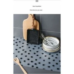 Kitchen Drawer Protector, EVA Non-Slip Drawer Mat, Plastic Fridge Mat, Waterproof Sink Bottom Mat, Table Protector Mat For Cupboard, Shelves, Shoe Rack -Leaf ZQYRLAR -Vonshef shop 98816772 4