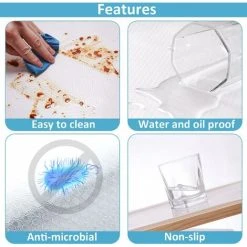 30x150CM Drawer Bottom Fridge Mat EVA Drawer Bottom Mat Non-Slip Non-Adhesive Antibacterial Waterproof For Kitchen Drawer Cupboard Fridge Shelf Sink Protection (Transparent Dot) ZQYRLAR 7 30x150CM Drawer Bottom Fridge Mat EVA Drawer Bottom Mat Non-Slip Non-Adhesive Antibacterial Waterproof For Kitchen Drawer Cupboard Fridge Shelf Sink Protection (Transparent Dot) ZQYRLAR -Vonshef shop 98817012 3